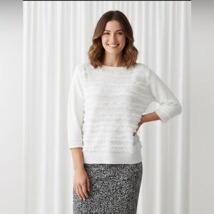 New With Tag- NIC+ZOE Textured Knit Sweater – Size 1X